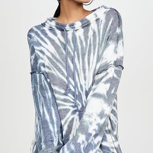 Free People “best catch” oversize tie dye pullover